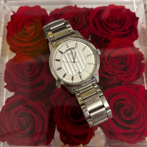 Guess Silver Men's Watch - Picture 1 of 1